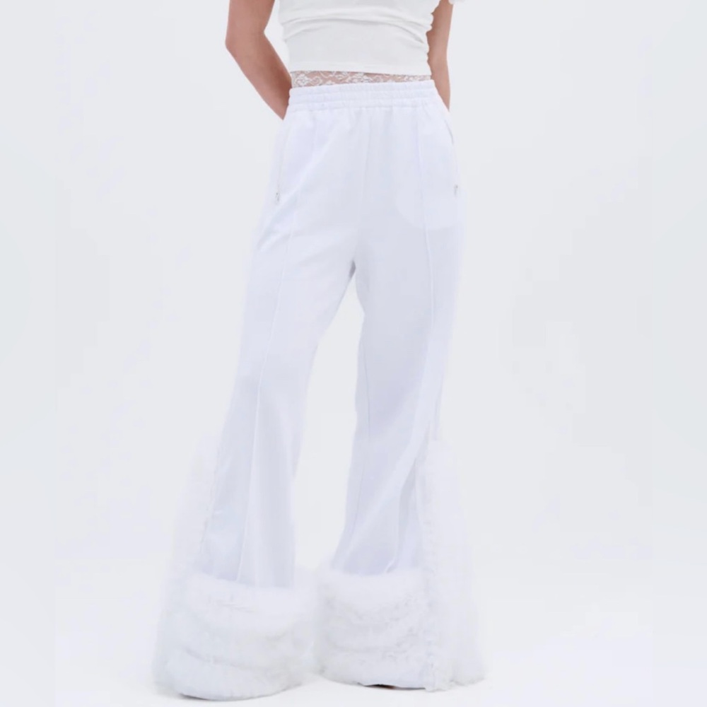 Akira Modern Jam Track Pants w/ Tulle XLarge NWT